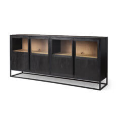 MERCANA SLOAN BLACK WOOD SIDEBOARD 69886 montreal