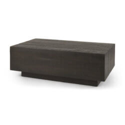 MERCANA HAYDEN DARK BROWN WOOD COFFEE TABLE 70118 vaughan
