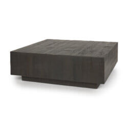 MERCANA HAYDEN DARK BROWN WOOD SQUARE COFFEE TABLE 70117 woodbridge