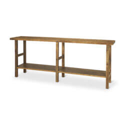 MERCANA ROSIE LARGE BROWN WOOD CONSOLE TABLE 70492 montreal