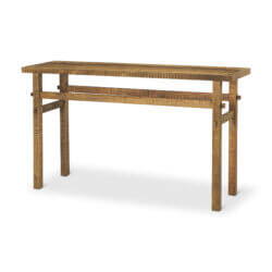 MERCANA ROSIE SMALL BROWN WOOD CONSOLE TABLE 70493 ottawa