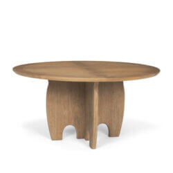 MERCANA SONOMI BROWN WOOD DINING TABLE 70814-AB vaughan