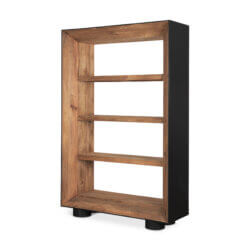 MERCANA TABOR BLACK OAK FRAME BOOKCASE 70895 otttawa