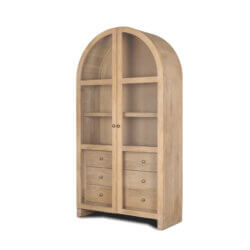 MERCANA SURI ARCHED CURIO CABINET 70825 king city