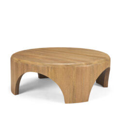 MERCANA SHIMA LIGHT BROWN WOOD COFFEE TABLE 70867 king city