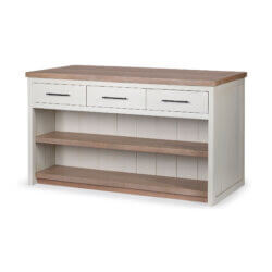 MERCANA FAIRVIEW WHITE KITCHEN ISLAND 68479 burlington