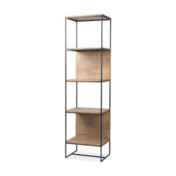 MERCANA MORRIS BLACK METAL 4-TIER SHELVING UNIT 69717 montreal