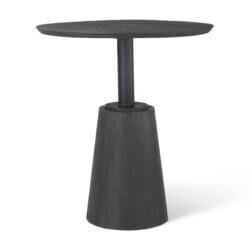 MERCANA MAXWELL 32" BLACK PEDESTAL BISTRO TABLE 69926-AB belleville