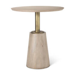 MERCANA MAXWELL 32" LIGHT PEDESTAL BISTRO TABLE 69927-AB trenton