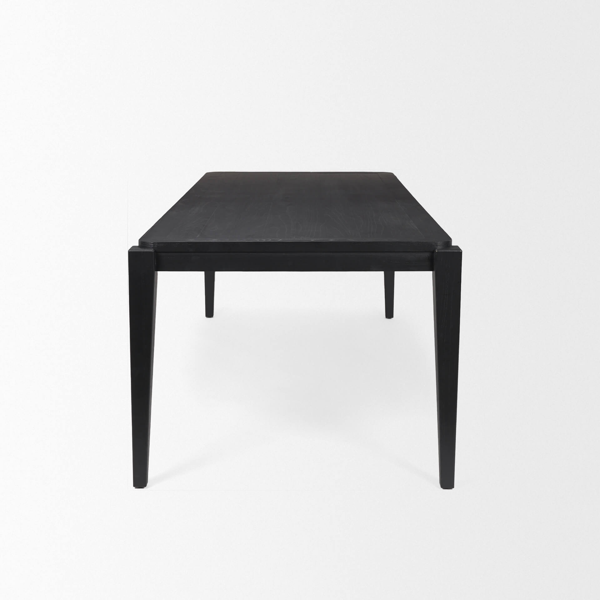MERCANA TEVA RECTANGLE BLACK WOOD DINING TABLE 70862 oakville