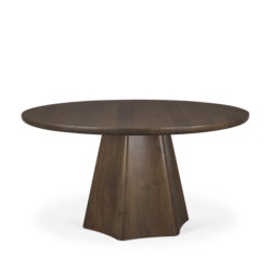 MERCANA JOVANI 60" SOLID DARK BROWN MANGO WOOD DINING TABLE 71107-AB perth