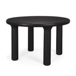MERCANA SOMA 48" BLACK ACACIA WOOD DINING TABLE 70883-AB vancouver