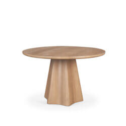 MERCANA JOVANI 48" SOLID LIGHT BROWN MANGO WOOD DINING TABLE 71105-AB oakville