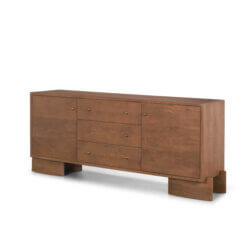 MERCANA JONAN SOLID MANGO WOOD SIDEBOARD 71113 perth
