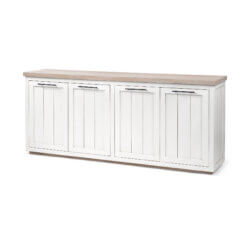 MERCANA FAIRVIEW WHITE 4 DOOR SIDEBOARD 68480 oakville