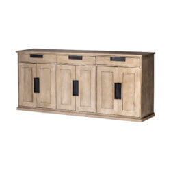 MERCANA BRAXTON NATURAL SOLID WOOD SIDEBOARD 68204 montreal