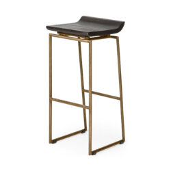 MERCANA GIVENS BAR STOOL BROWN WOOD SEAT 67991 toronto