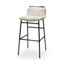 MERCANA KAVALAN BEIGE FABRIC BAR STOOL 68088 oakville