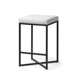 MERCANA FRODO COUNTER STOOL WHITE FABRIC 68444 cornwall