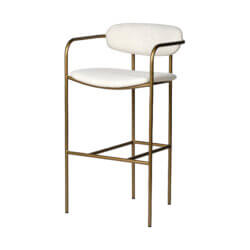 MERCANA PARKER BAR STOOL GOLD FRAME 68564 calgary