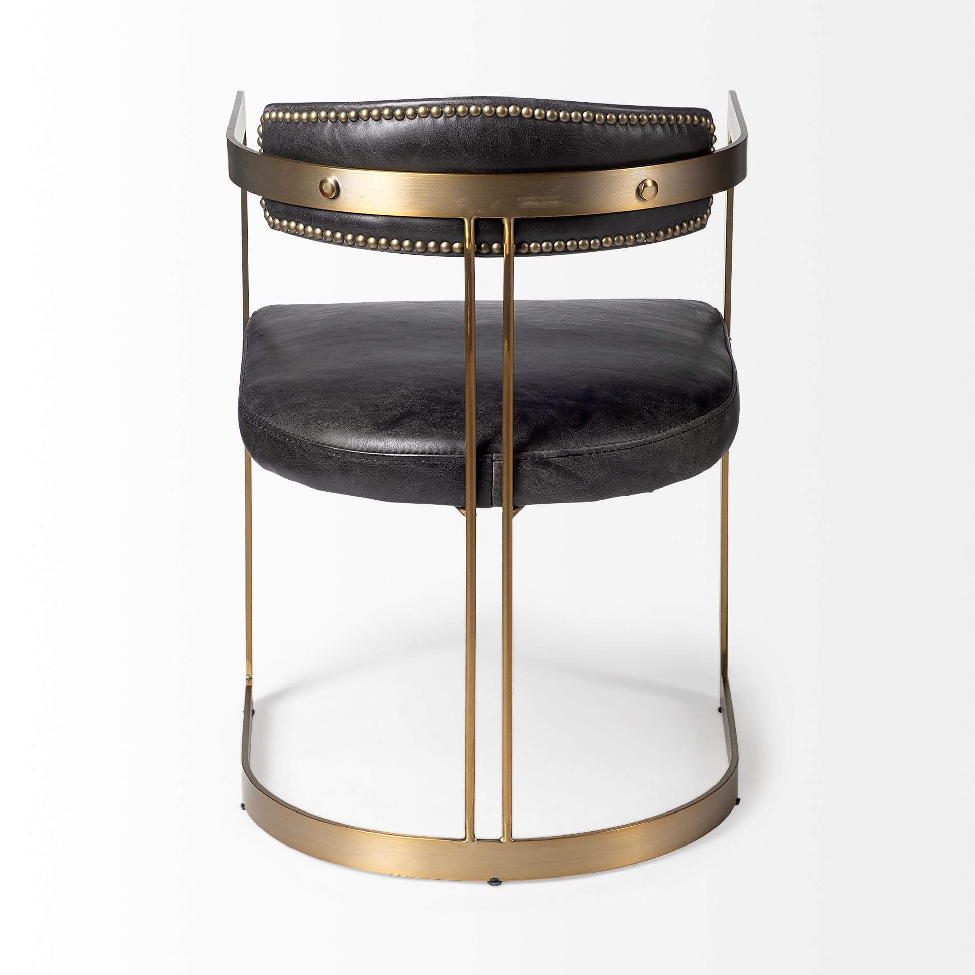 MERCANA HOLLYFIELD DINING CHAIR BLACK LEATHER 50414 vancouver