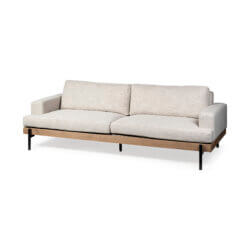 MERCANA COLBURNE BEIGE FABRIC SOFA 68756 nobleton