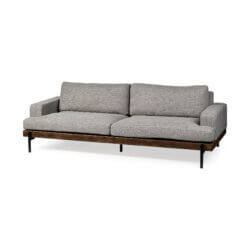 MERCANA COLBURNE GRAY FABRIC SOFA 68758 edmonton