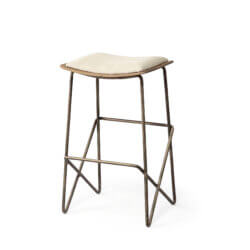 MERCANA KATNISS CREAM FABRIC COUNTER STOOL 68465 edmonton