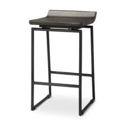 MERCANA GIVENS COUNTER STOOL BLACK WOOD SEAT 67992 waterloo
