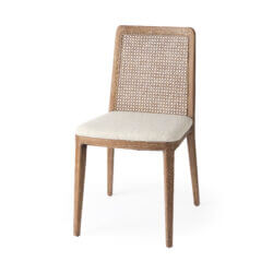 MERCANA CLARA DINING CHAIR CREAM FABRIC SET OF TWO 69349 toronto