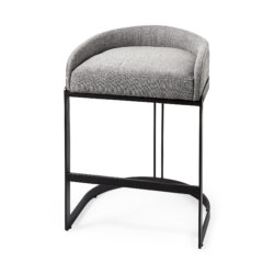 MERCANA HOLLYFIELD COUNTER STOOL GRAY FABRIC 69455 port perry