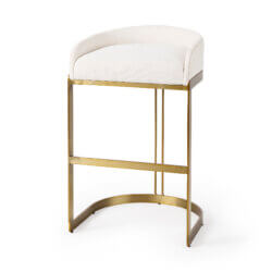 MERCANA HOLLYFIELD BAR STOOL CREAM FABRIC 69456 montreal