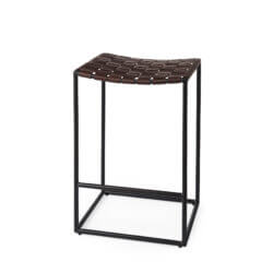 MERCANA CLARISSA BROWN LEATHER COUNTER STOOL 69393 toronto