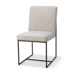 MERCANA STAMFORD LIGHT BEIGE FABRIC DINING CHAIR 69971 kleinburg