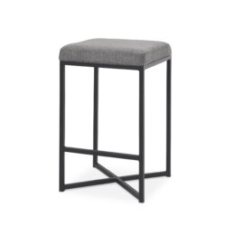 MERCANA FRODO COUNTER STOOL GRAY FABRIC 69574 stoney creek
