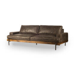 MERCANA COLBURNE BROWN LEATHER SOFA 67087 sarnia