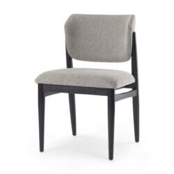 MERCANA CLINE DINING CHAIR GRAY FABRIC SET OF TWO 69830 edmonton