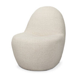 MERCANA BEVERLY CREAM BOUCLE ACCENT CHAIR 70375 brockville