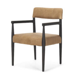 MERCANA TONI DINING CHAIR CHESTNUT LEATHER 70930 mississauga