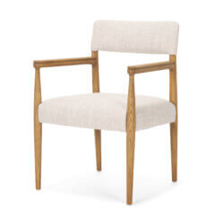 MERCANA TONI DINING CHAIR CREAM FABRIC 70931 montreal