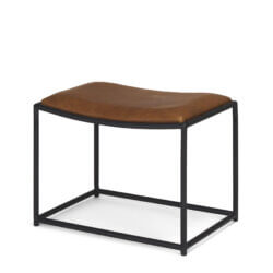 MERCANA TANIEL STOOL BROWN LEATHER 70819 king city