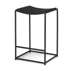 MERCANA TANIEL COUNTER STOOL BLACK WOOD SEAT 70822 oakville