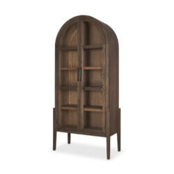 MERCANA TEVA ARCHED CURIO CABINET 70864 sarnia