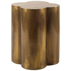 MERCANA QUATREFOIL BRASS CLADDING ACCENT TABLE 67094 mississauga