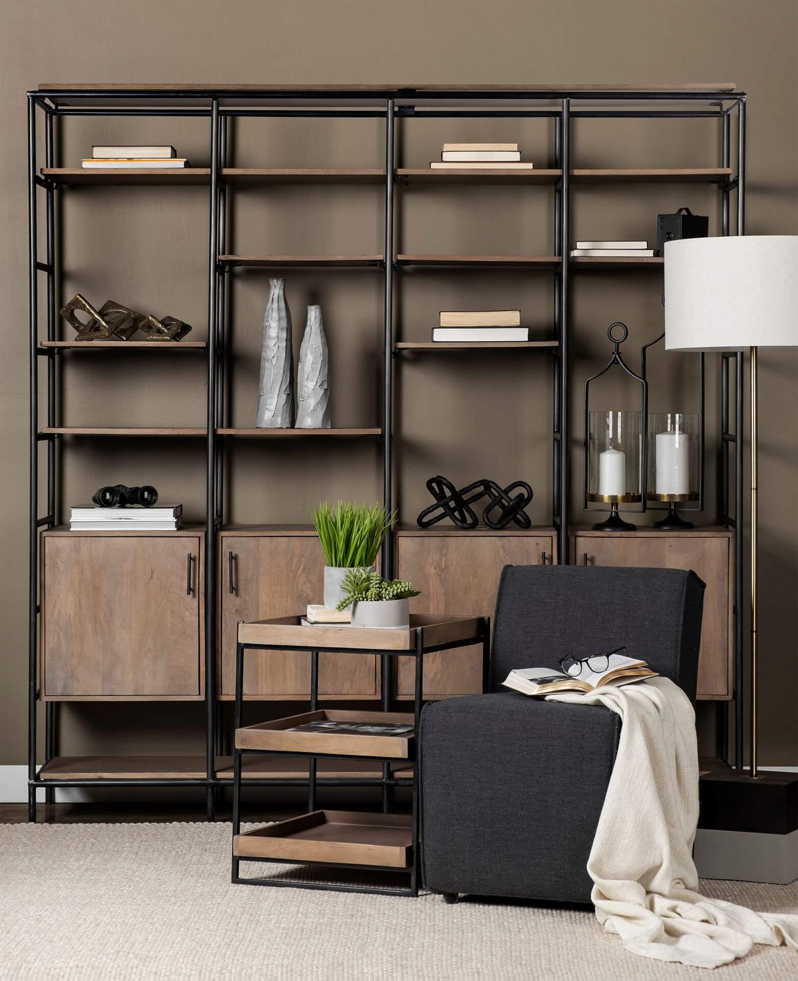 MERCANA DARIUS MULTI-SHELF SHELVING UNIT 68206-ABC brockville
