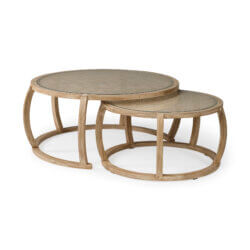 MERCANA HUBBARD NESTING COFFEE TABLES 68503 woodbridge