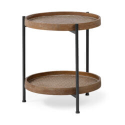 MERCANA KADE 16.9" TWO TIER SIDE TABLE 68544 brockville