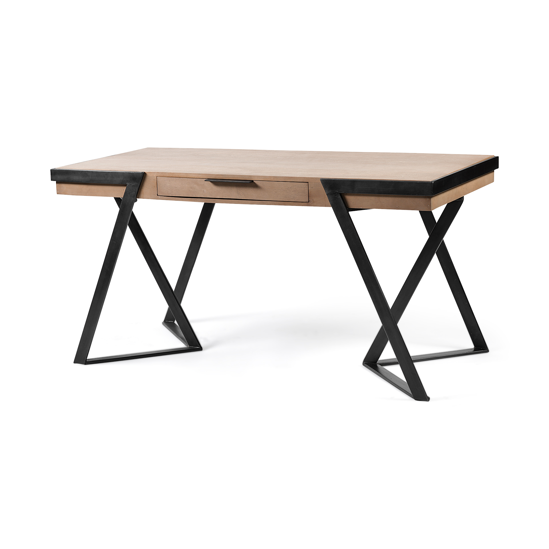 MERCANA STEINBECK LIGHT BROWN WOOD OFFICE DESK 68488 stoney creek