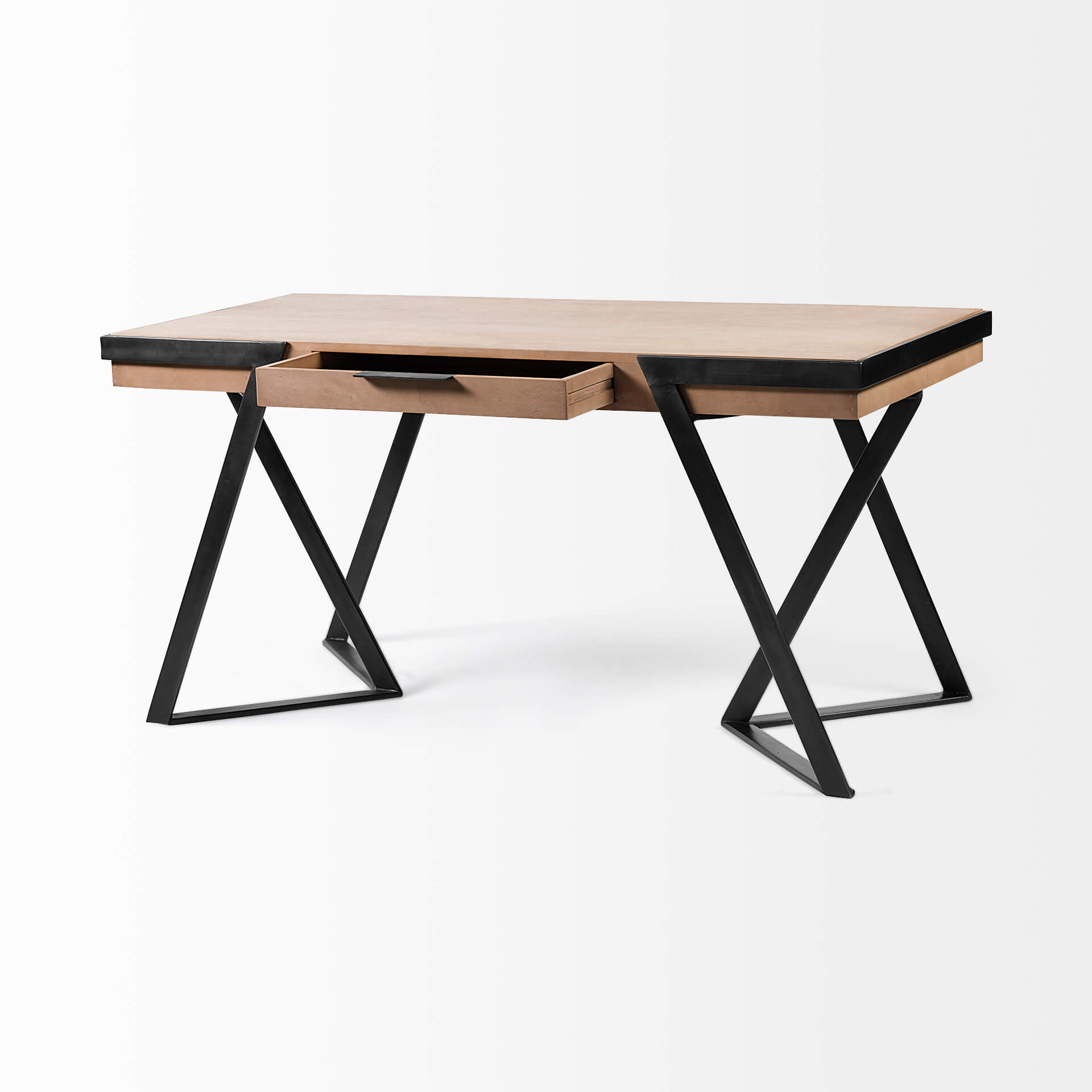MERCANA STEINBECK LIGHT BROWN WOOD OFFICE DESK 68488 stoney creek