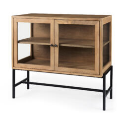 MERCANA ARELIUS LIGHT BROWN ACCENT CABINET 69226 edmonton